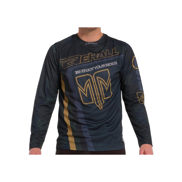 MIKE-R Mens Bike T-Shirt Long Sleeve