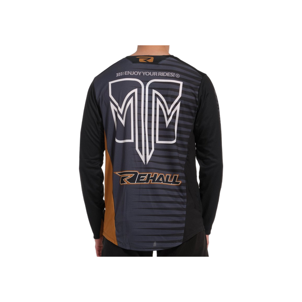 MIKE-R Mens Bike T-Shirt Long Sleeve