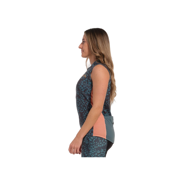 LORENA-R Womens Cycling T-Shirt Sleeveless Top