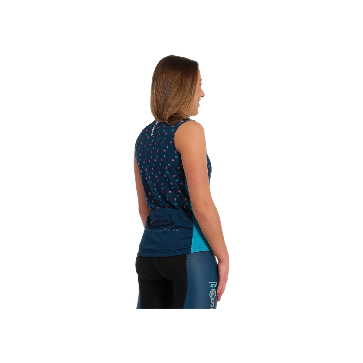 LORENA-R Womens Cycling T-Shirt Sleeveless Top