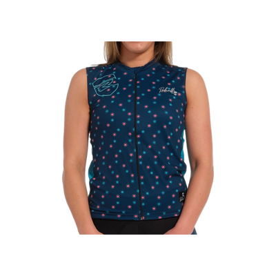 LORENA-R Womens Cycling T-Shirt Sleeveless Top