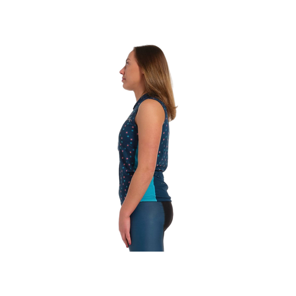 LORENA-R Womens Cycling T-Shirt Sleeveless Top