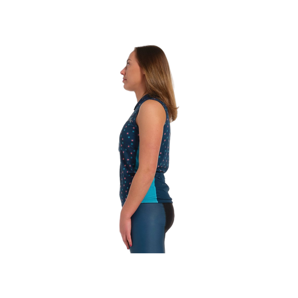 LORENA-R Womens Cycling T-Shirt Sleeveless Top