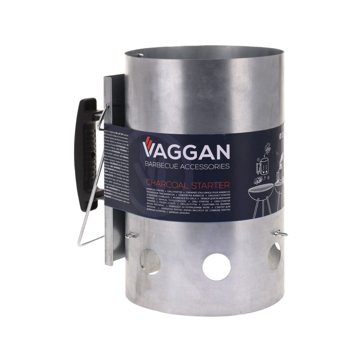 Koopman BBQ Aansteker Staal 195mm Diameter