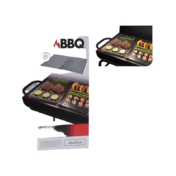 Koopman BBQ Grillplaat 2-Delig RVS