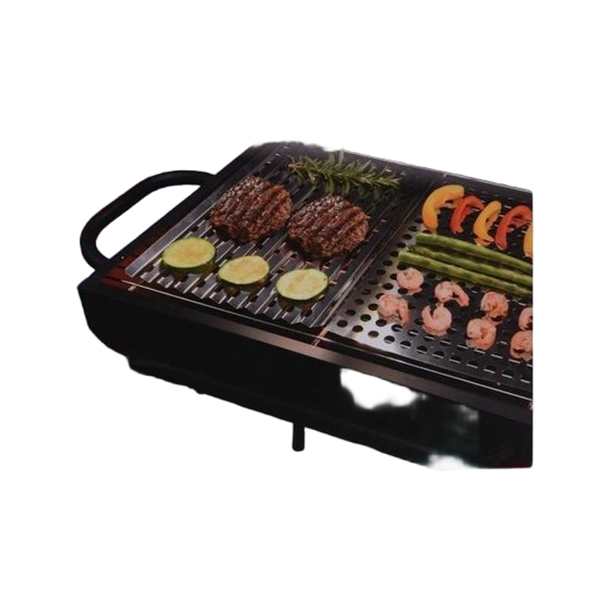 Koopman BBQ Grillplaat 2-Delig RVS