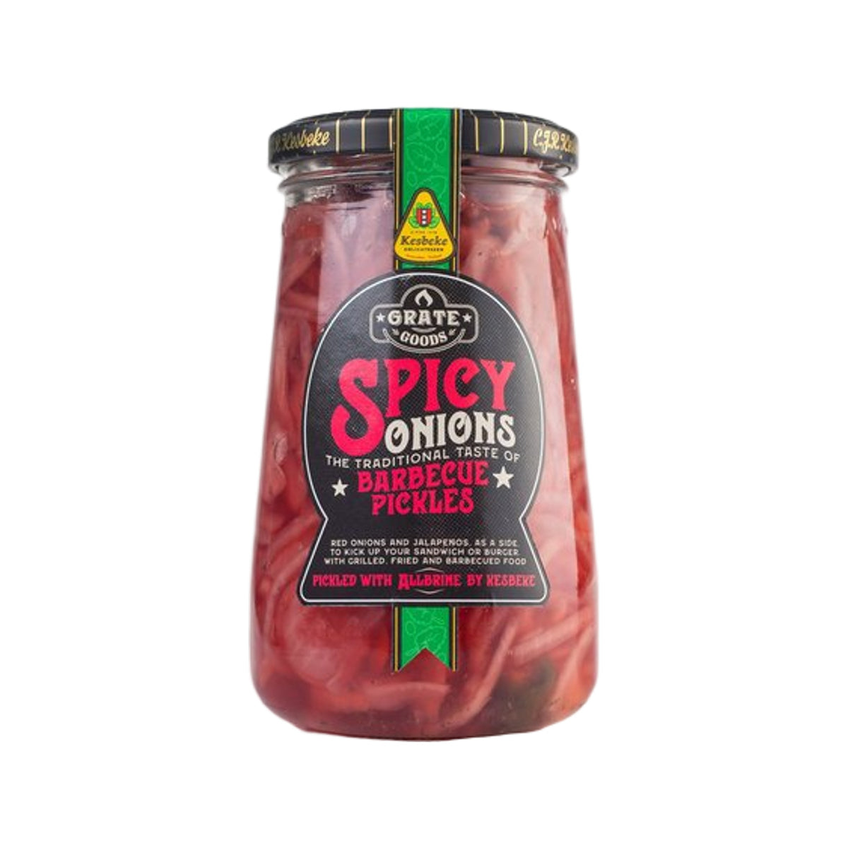 Grate Goods Spicy Onions BBQ Pickles 370ml