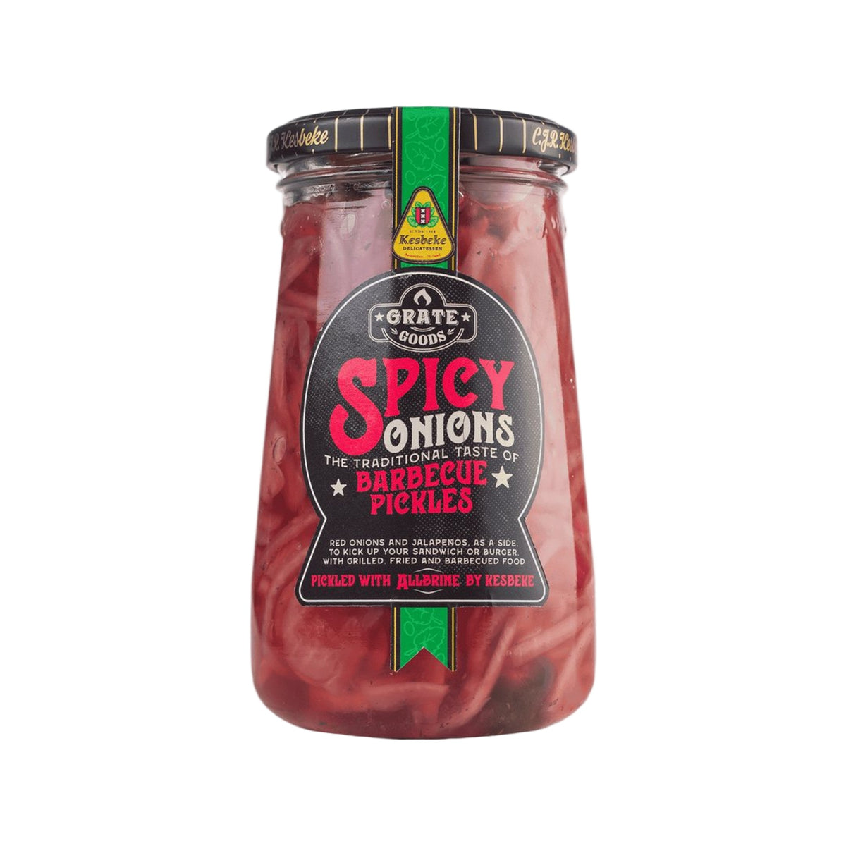 Grate Goods Spicy Onions BBQ Pickles 370ml