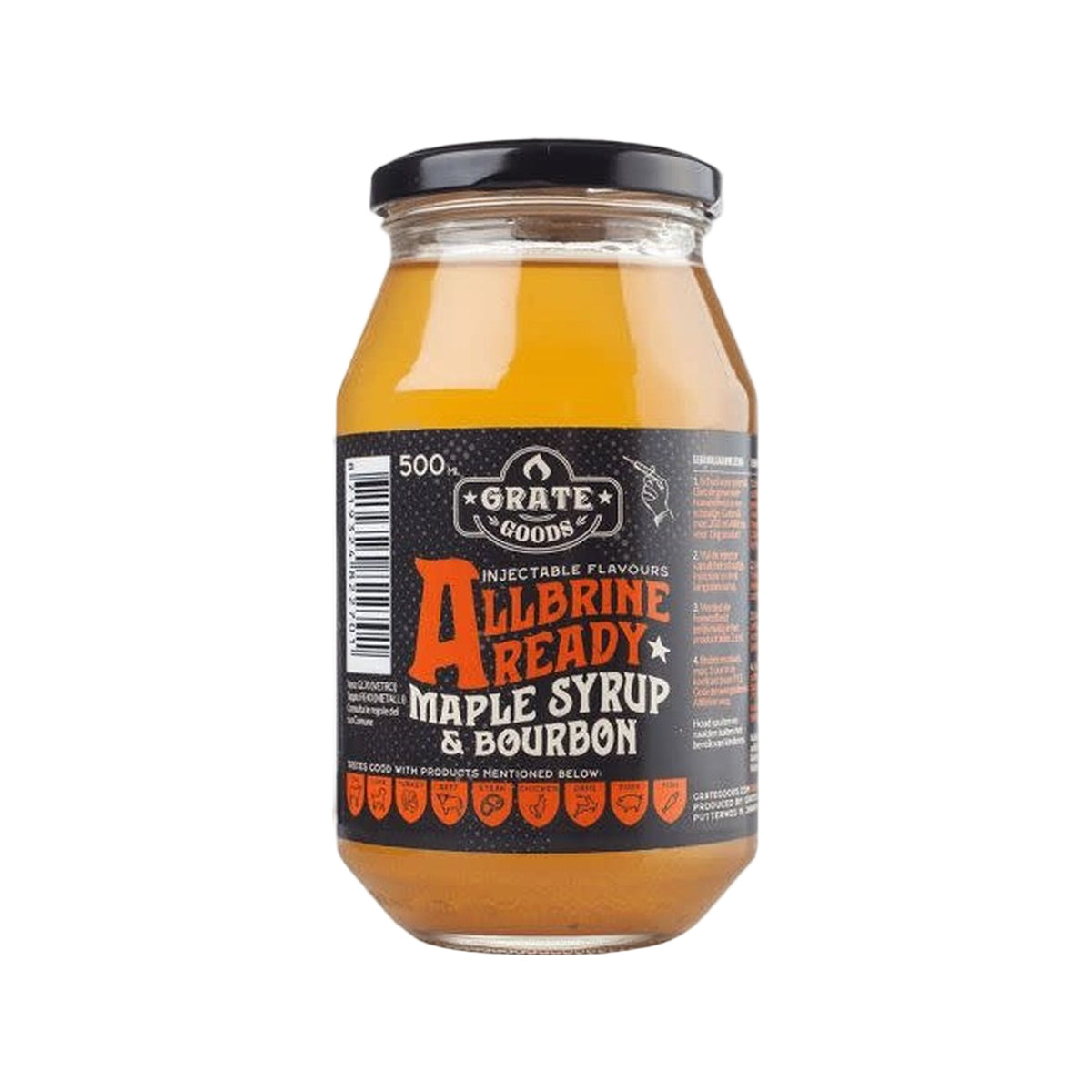 Grate Goods Allbrine Ready Maple & Bourbon Brine 500ml