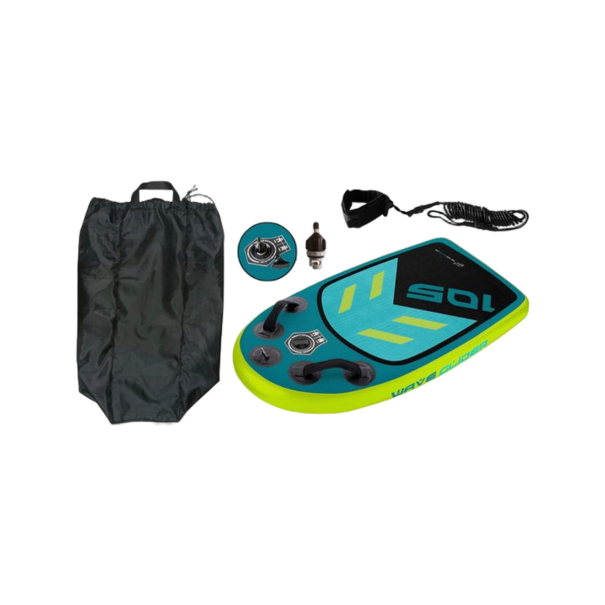 XQMAX 105 BODYBOARD TEAL MINT LIME BLACK