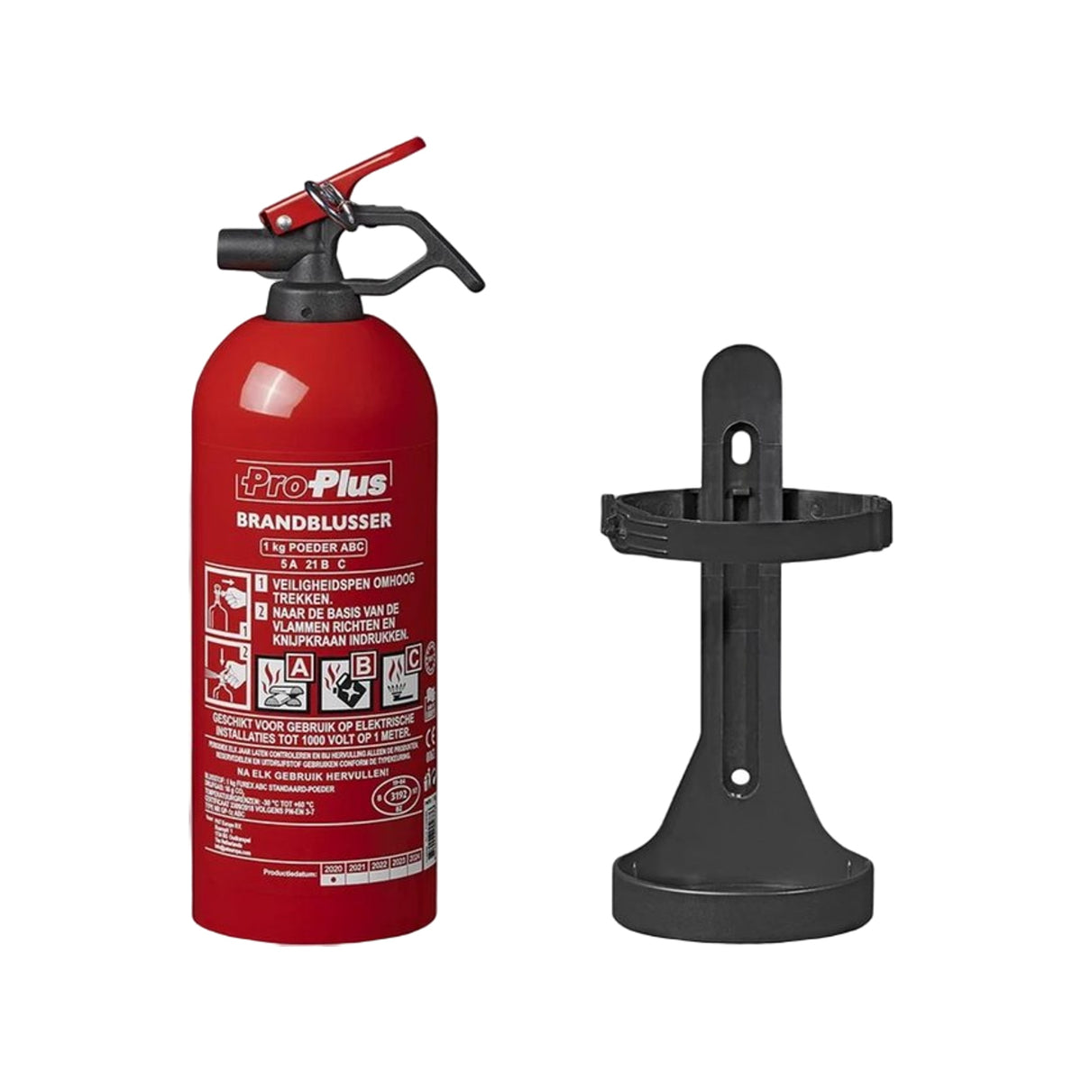 Pro Plus Brandblusser 1Kg Abc Poeder Nl
