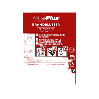 Pro Plus Brandblusser 1Kg Abc Poeder Nl