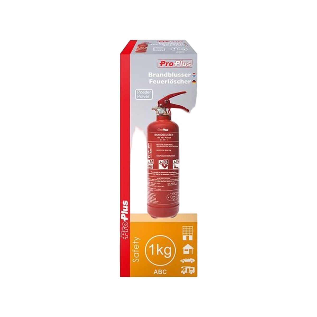Pro Plus Brandblusser 1Kg Abc Poeder Nl