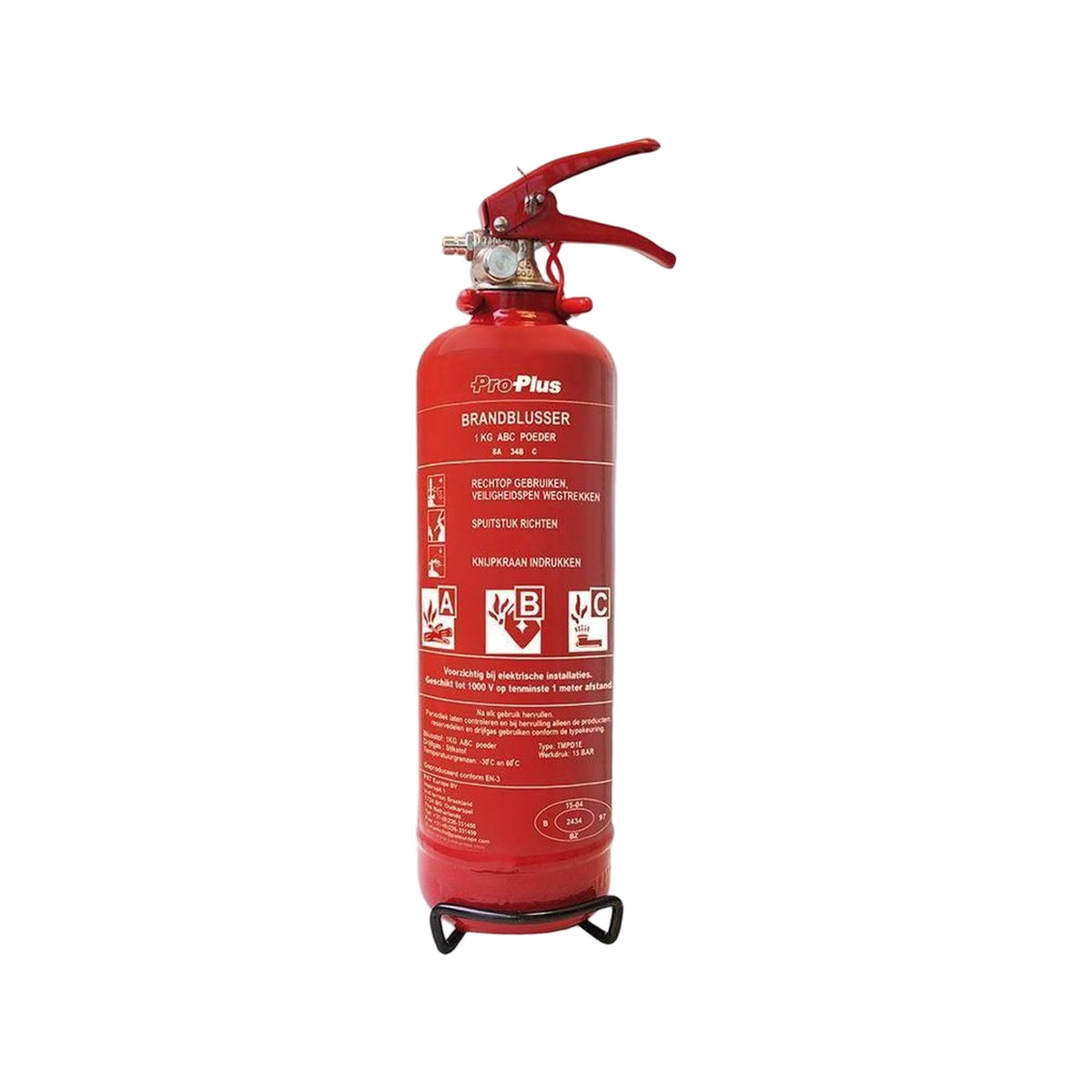 Pro Plus Brandblusser 1Kg Abc Poeder Nl