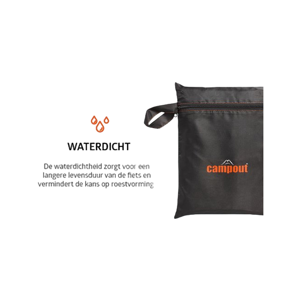 Campout Fietshoes XL voor 2 fietsen op de dissel