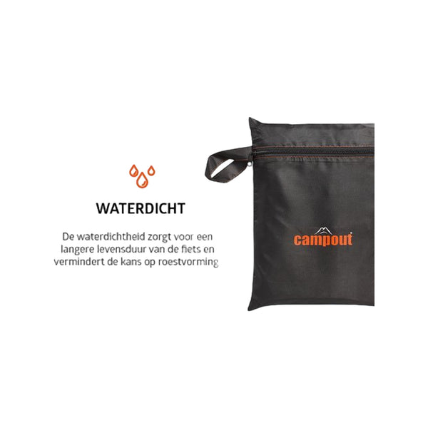 Campout Fietshoes XL voor 2 fietsen op de dissel