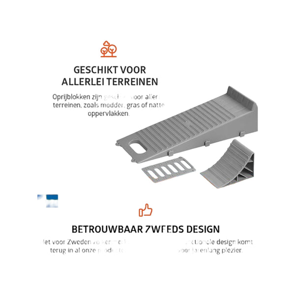 Campout Oprijblok met wielkeg