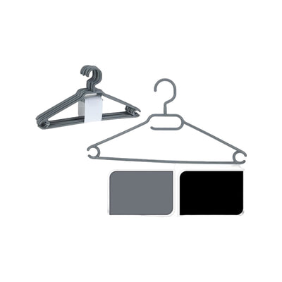 KLEERHANGER SET 10STS ZWART