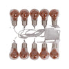 SENZA LED Glitter Bol Slinger Koper