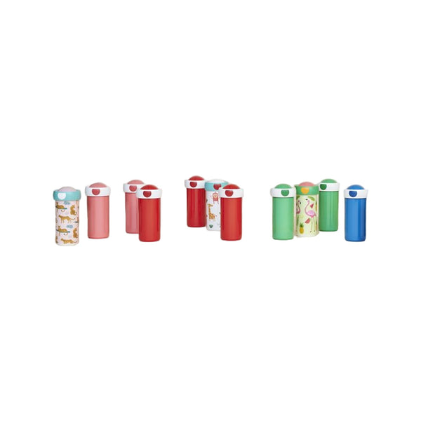schoolbeker campus 300 ml - leopard