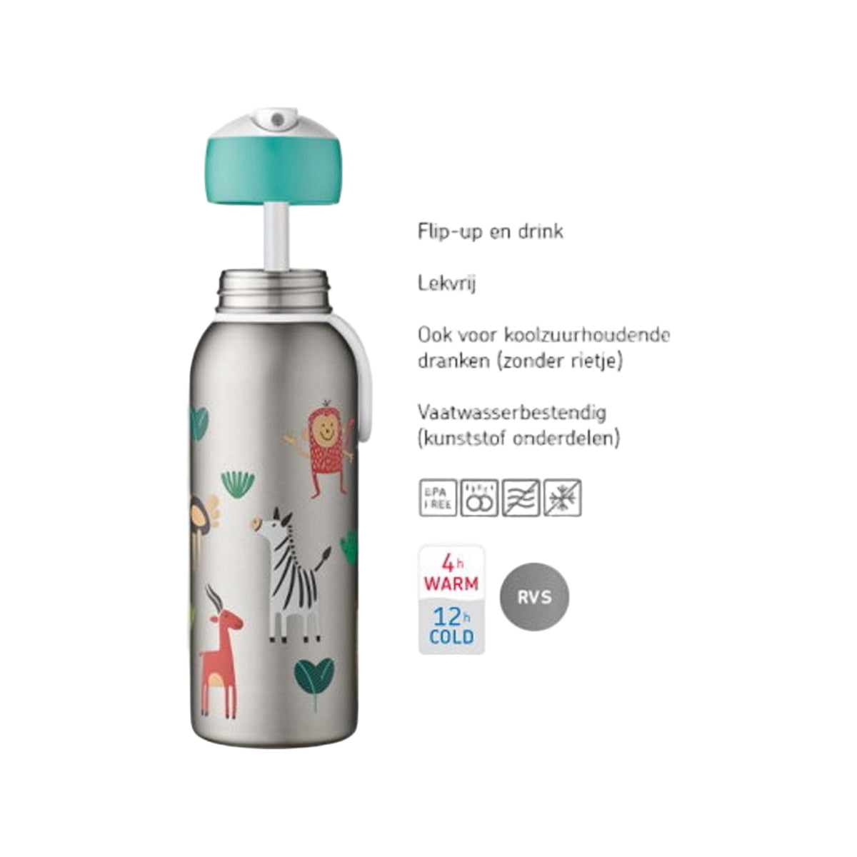 Mepal isoleerfles flip-up campus 350 ml