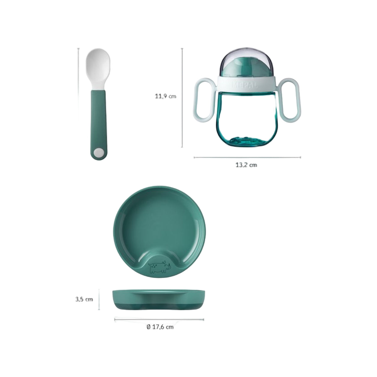Mepal set babyservies mio 3-delig
