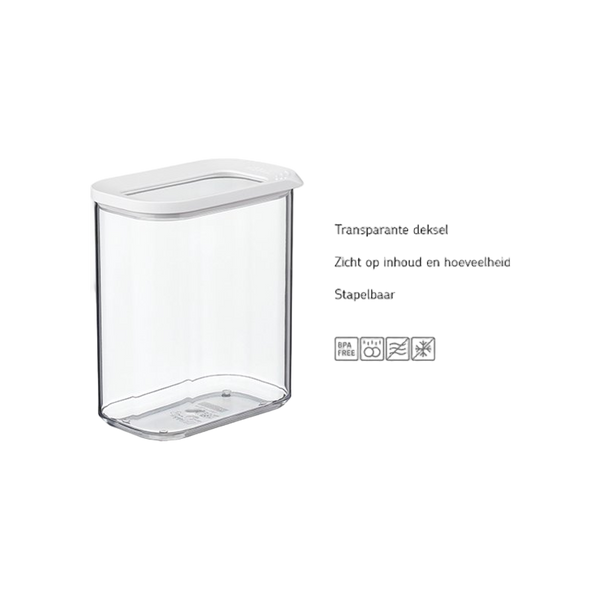 vleeswarendoos modula 550/3 - zwart