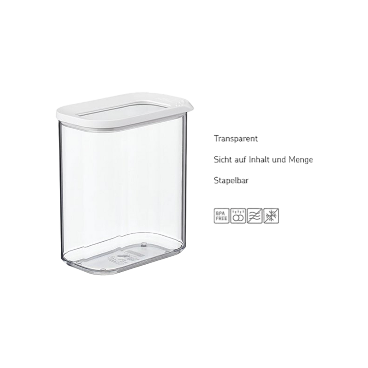 vleeswarendoos modula 550/3 - zwart