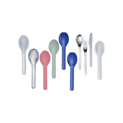 Mepal Bestekset Ellipse 3-delig - Vivid blue