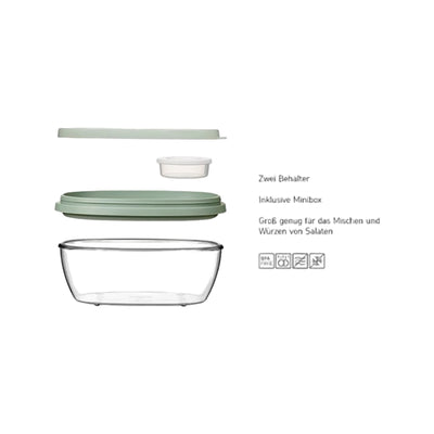 Mepal Ellipse Duo Lunchbox Vivid Blue