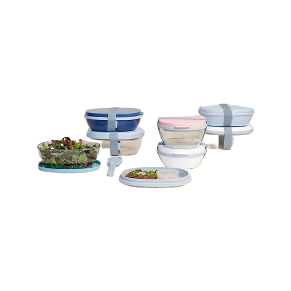 Mepal Ellipse Duo Lunchbox Vivid Blue