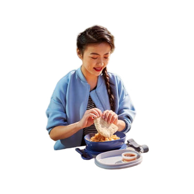 Mepal Ellipse Duo Lunchbox Vivid Blue
