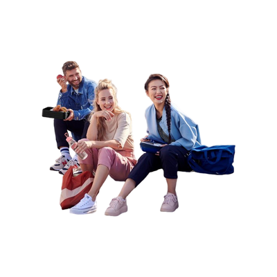 Mepal Ellipse Saladebox Vivid Blue