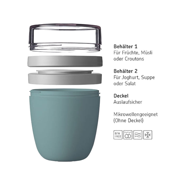 lunchpot ellipse mini - vivid blue