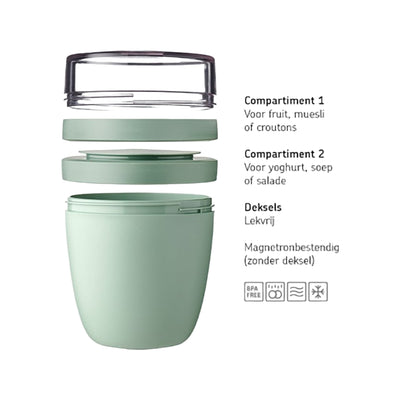 lunchpot ellipse mini - vivid blue