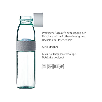 waterfles ellipse 500 ml - nordic black