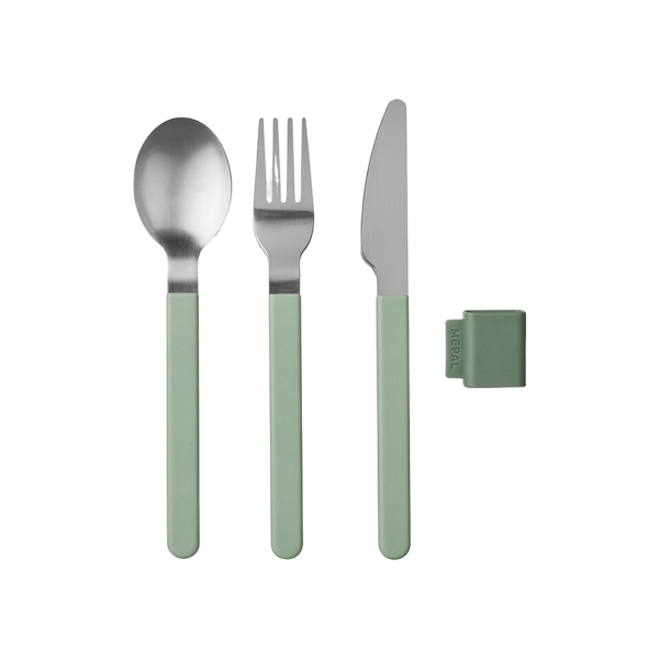 bestekset silueta 3-delig - nordic sage