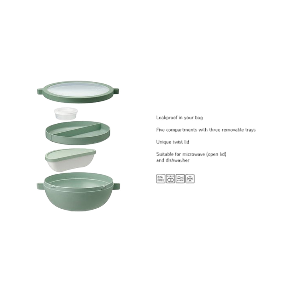 Mepal bento lunchbowl vita