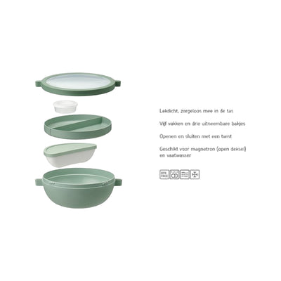 Mepal bento lunchbowl vita