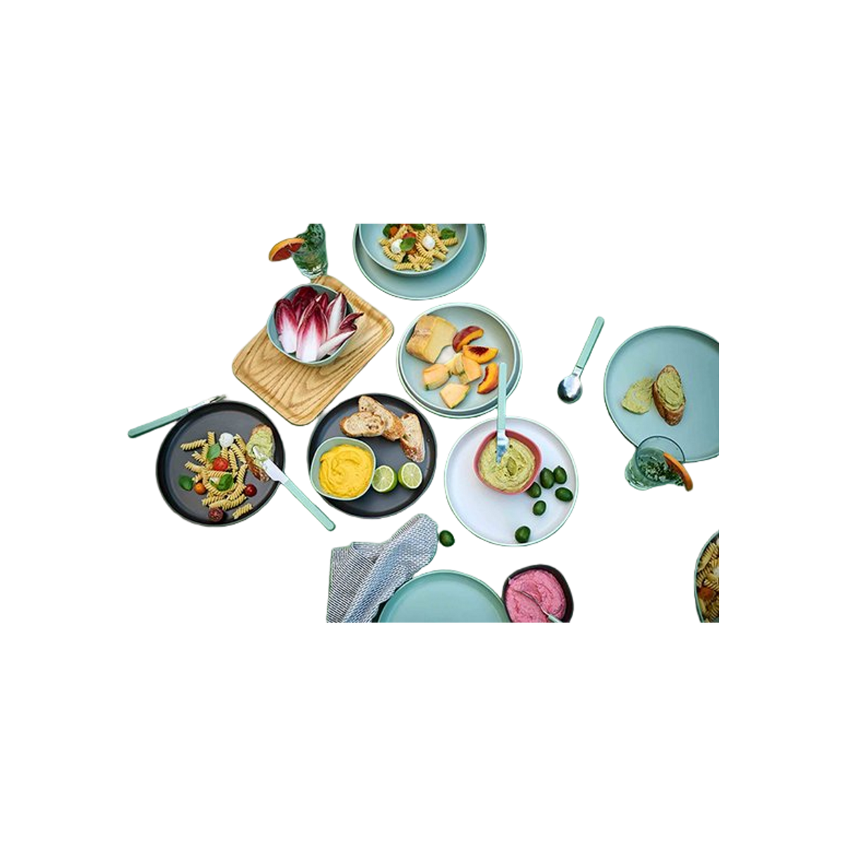 plat bord silueta 260 mm - nordic white