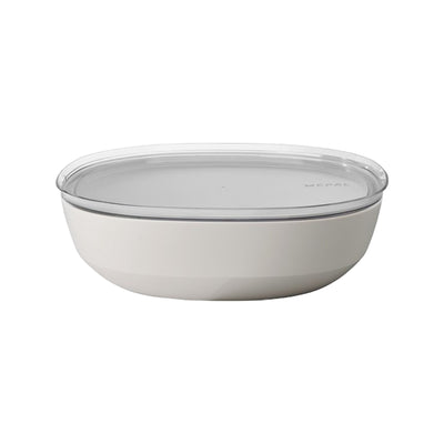 serveerschaal silueta 4000 ml met deksel - nordic white