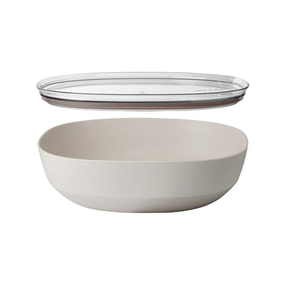 serveerschaal silueta 4000 ml met deksel - nordic white
