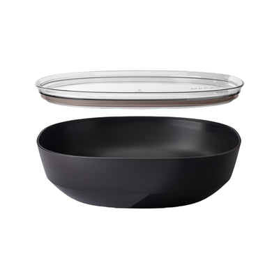 serveerschaal silueta 4000 ml met deksel - nordic black