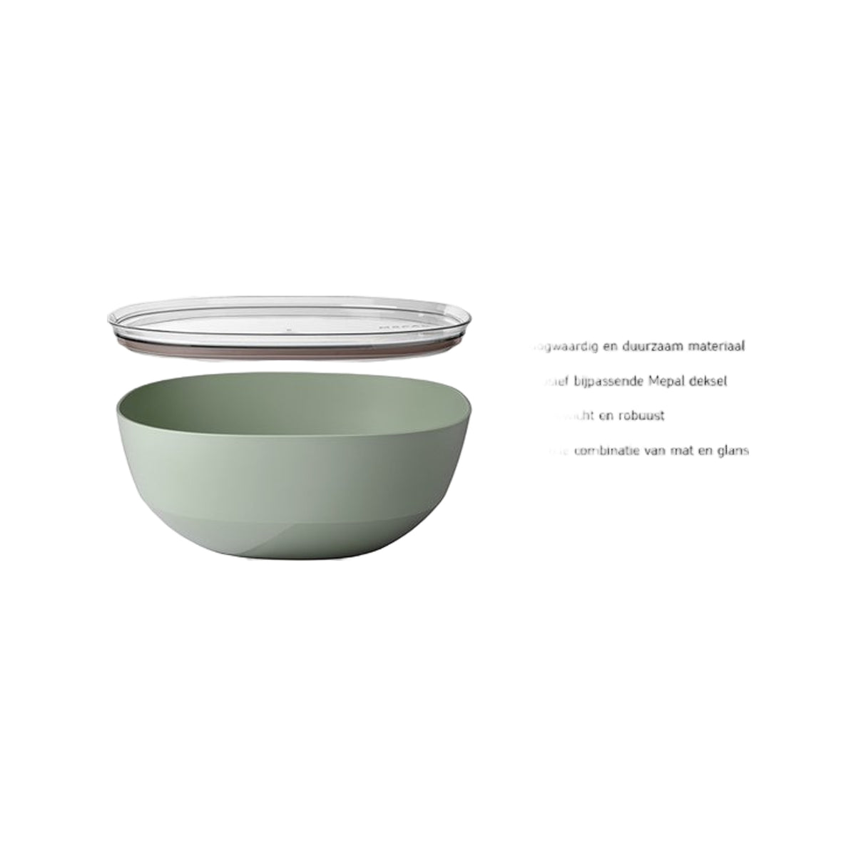 serveerschaal silueta 5000 ml met deksel - nordic black