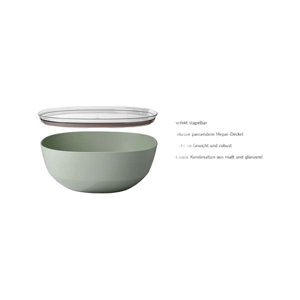 serveerschaal silueta 5000 ml met deksel - nordic sage
