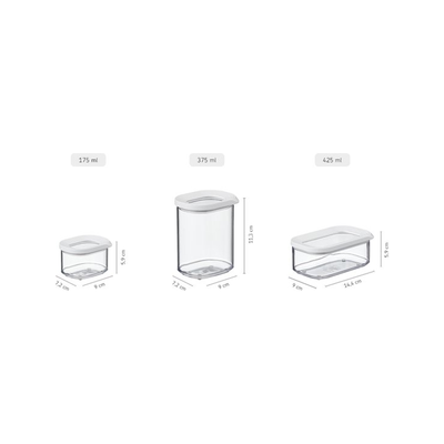 bewaardoos modula mini 175 ml - zwart