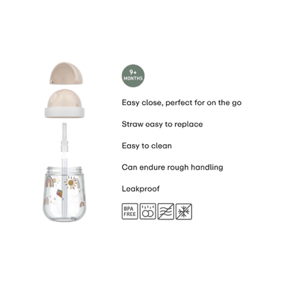 Mepal rietjesbeker mio 300 ml