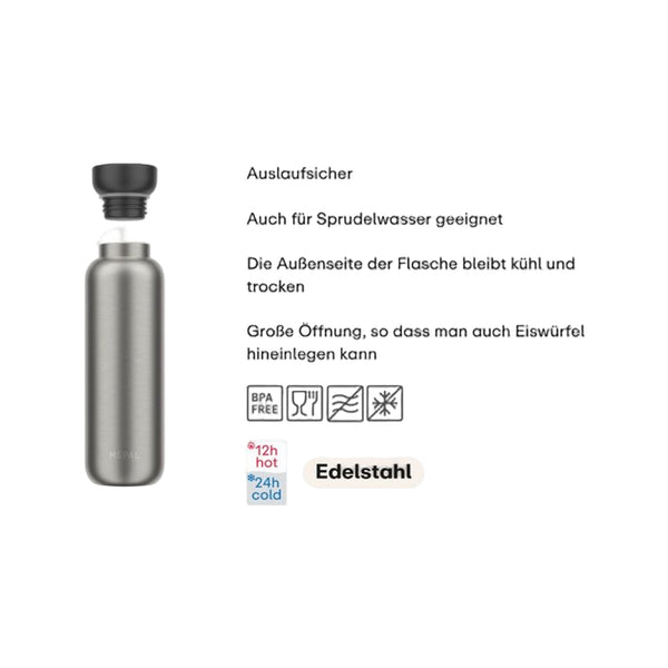 isoleerfles ellipse 500 ml - vivid mauve