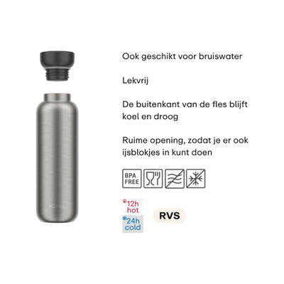 isoleerfles ellipse 500 ml - vivid blue