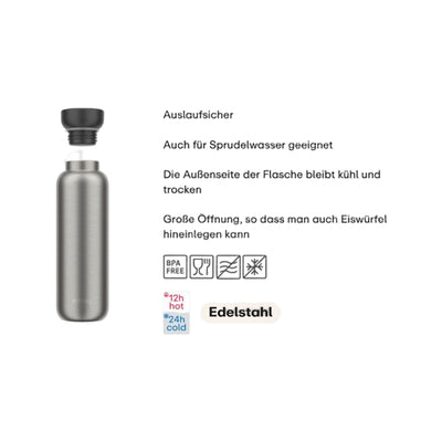 isoleerfles ellipse 500 ml - vivid blue